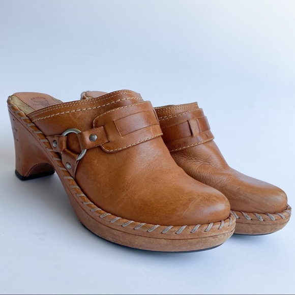 Genuine Leather FRYE Clog Mules Sandals EUC, 7M - Picture 10 of 12